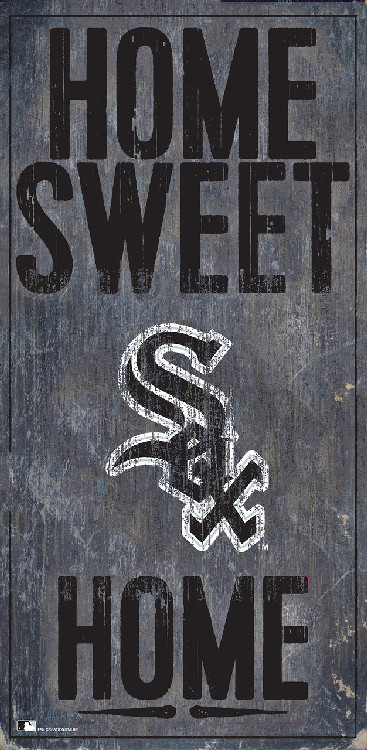 Chicago White Sox Sign Wood 6x12 Home Sweet Home Design