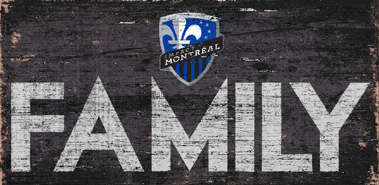 Montreal Impact Sign Wood 12x6 Family Design