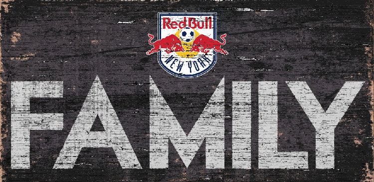 New York Redbulls Sign Wood 12x6 Family Design