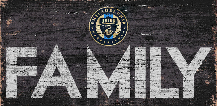 Philadelphia Union Sign Wood 12x6 Family Design