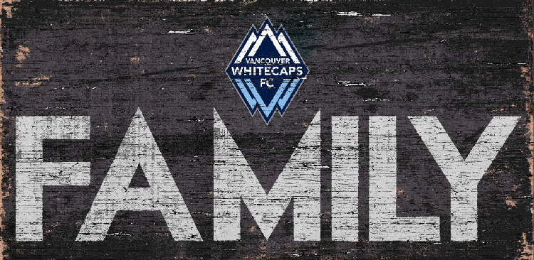 Vancouver Whitecaps Sign Wood 12x6 Family Design