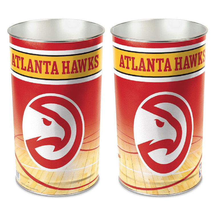 Atlanta Hawks Wastebasket 15 Inch