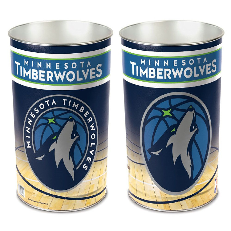 Minnesota Timberwolves Wastebasket 15 Inch