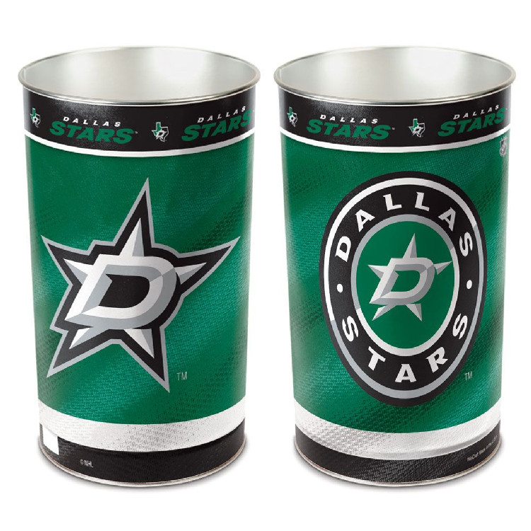 Dallas Stars Wastebasket 15 Inch