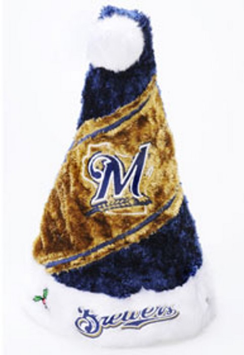 Milwaukee Brewers Santa Hat - Color Block Himo