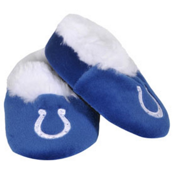 Forever Collectibles Indianapolis Colts Slippers - Baby Booties (12 pc case) CO