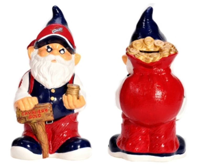 Cleveland Cavaliers Garden Gnome - 10" Bank