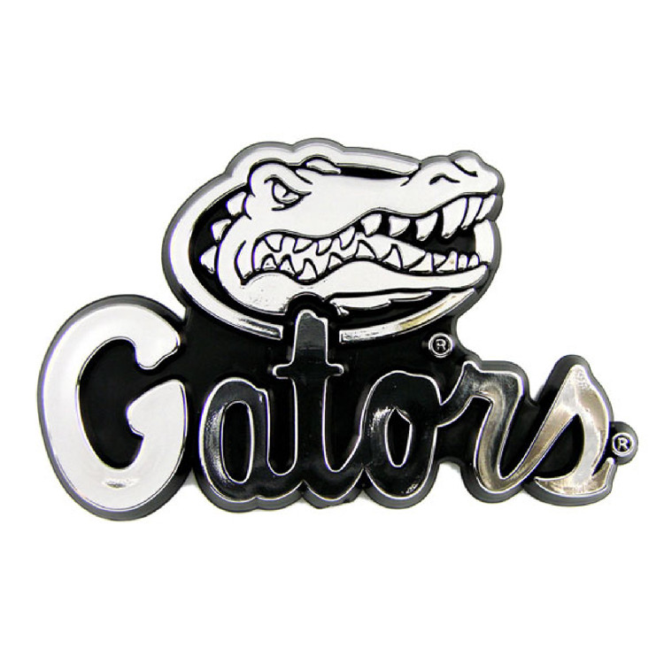 Florida Gators Auto Emblem - Silver