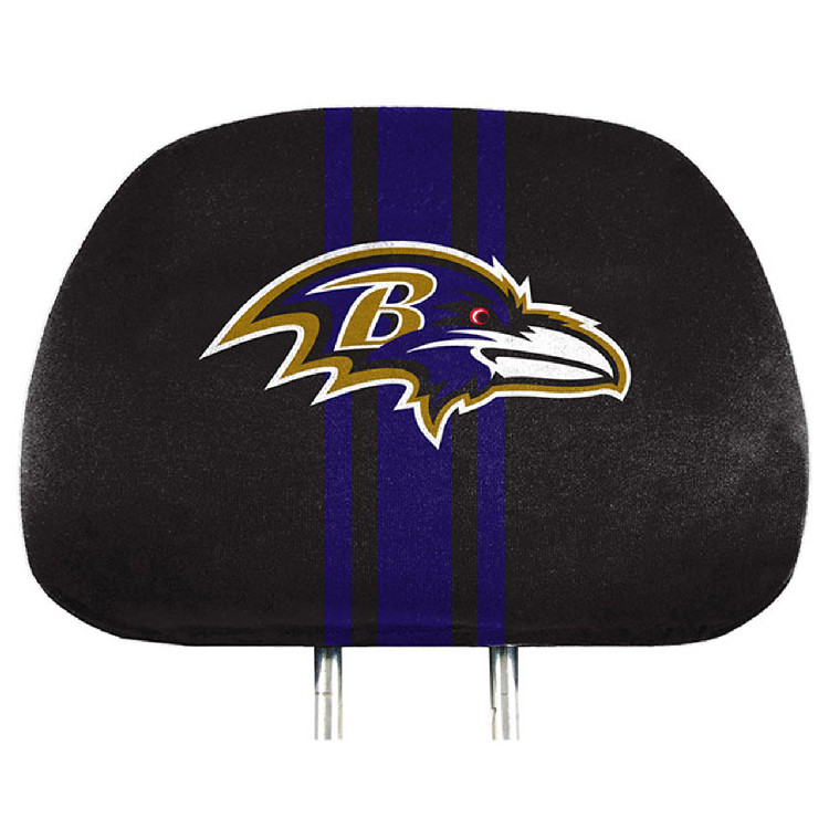 Baltimore Ravens Headrest Covers Full Printed Style