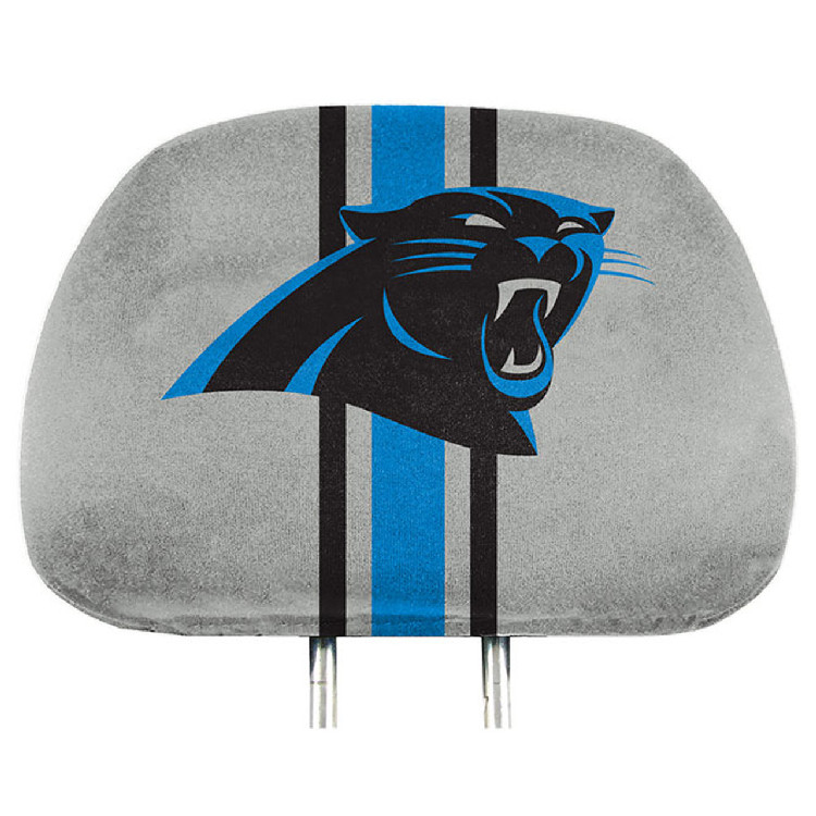 Carolina Panthers Headrest Covers Full Printed Style