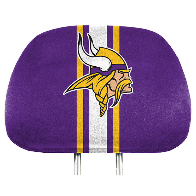 Minnesota Vikings Headrest Covers Full Printed Style