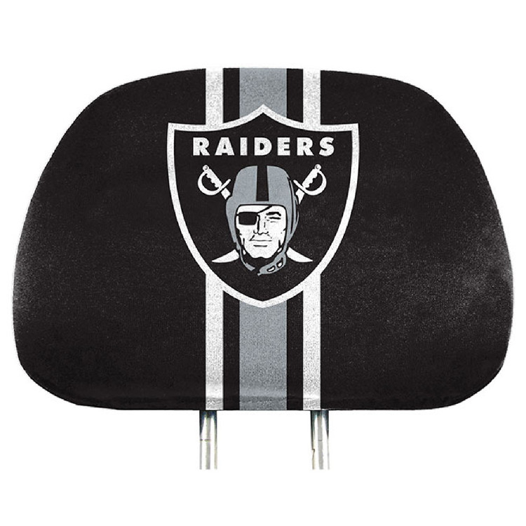 Las Vegas Raiders Headrest Covers Full Printed Style
