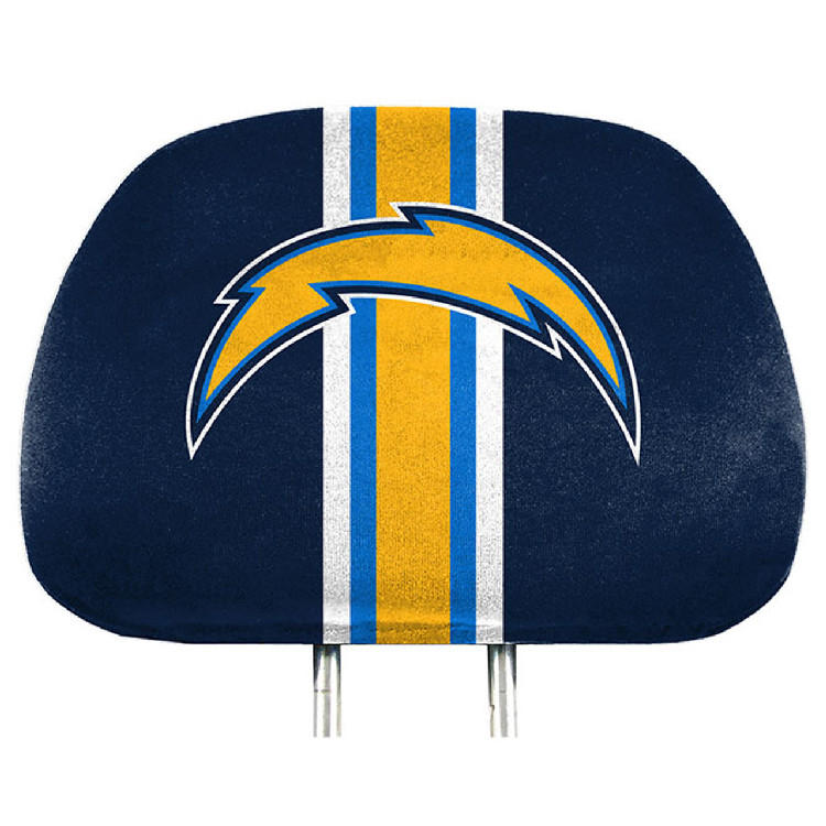 Los Angeles Chargers Headrest Covers Full Printed Style