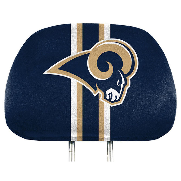 Los Angeles Rams Headrest Covers Full Printed Style