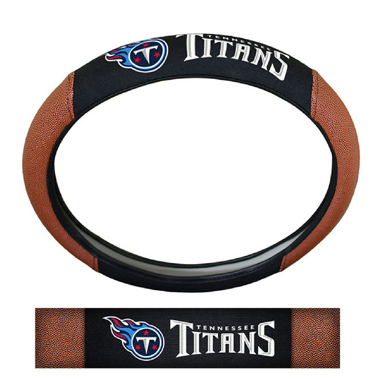 Tennessee Titans Steering Wheel Cover - Premium Pigskin