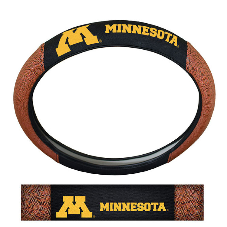 Minnesota Golden Gophers Steering Wheel Cover - Premium Pigskin