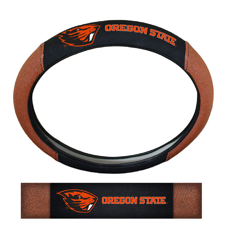 Oregon State Beavers Steering Wheel Cover - Premium Pigskin