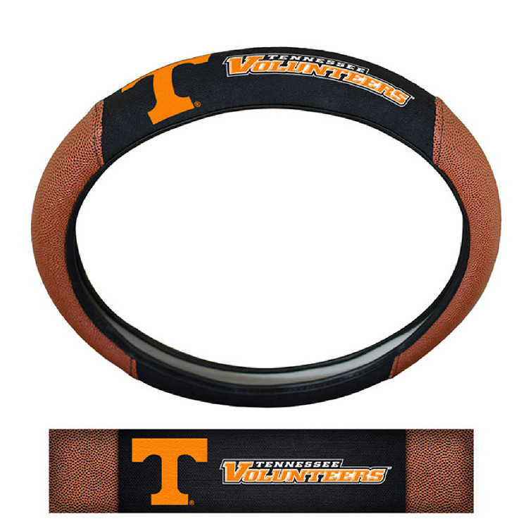 Tennessee Volunteers Steering Wheel Cover - Premium Pigskin