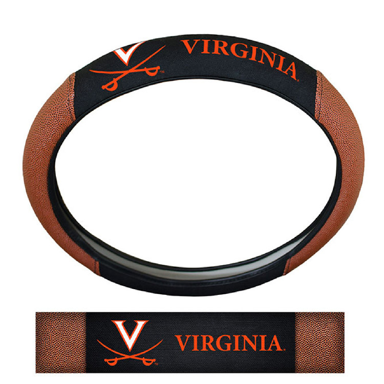 Virginia Cavaliers Steering Wheel Cover - Premium Pigskin