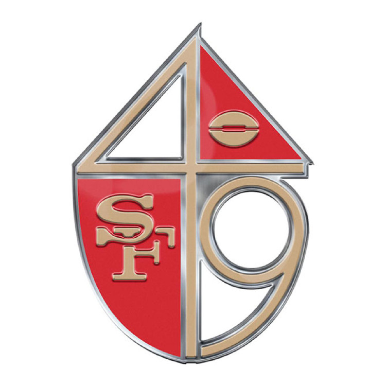 San Francisco 49ers Auto Emblem Color Alternate Logo