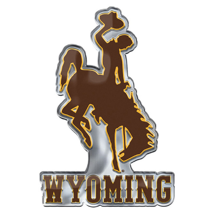 Wyoming Cowboys Auto Emblem Color Alternate Logo