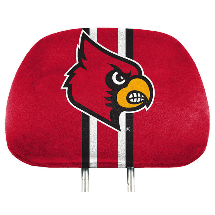 Louisville Cardinals Headrest Covers Full Printed Style