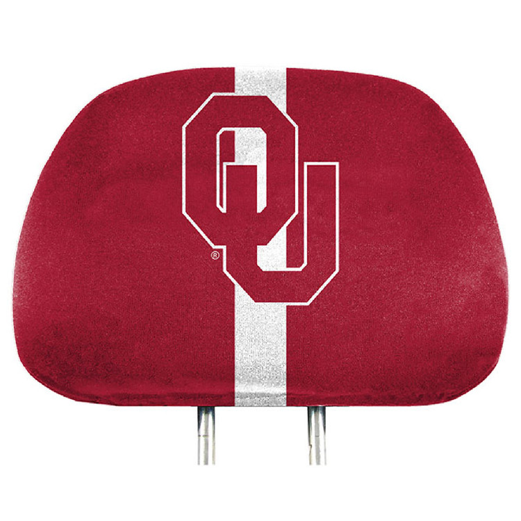 Oklahoma Sooners Headrest Covers Full Printed Style