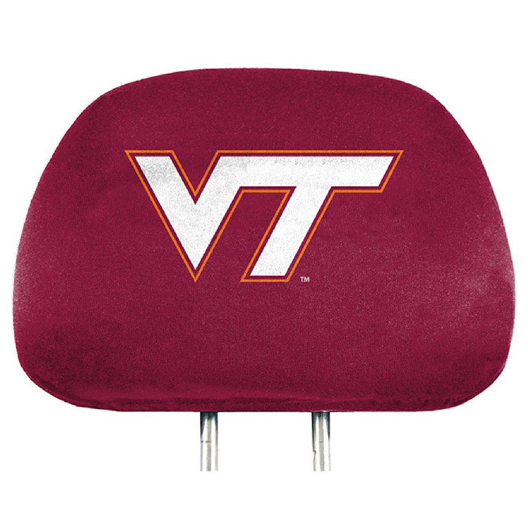 Virginia Tech Hokies Headrest Covers Full Printed Style