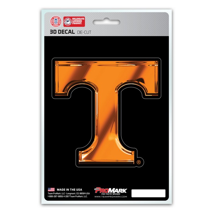 Tennessee Volunteers Decal 5x8 Die Cut 3D Logo Design