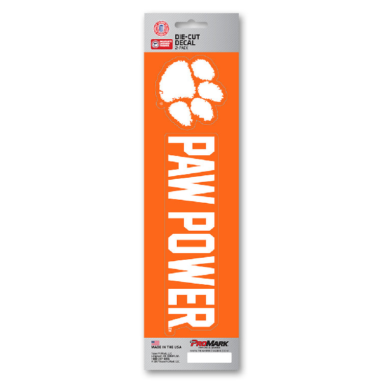 Clemson Tigers Decal Die Cut Slogan Pack