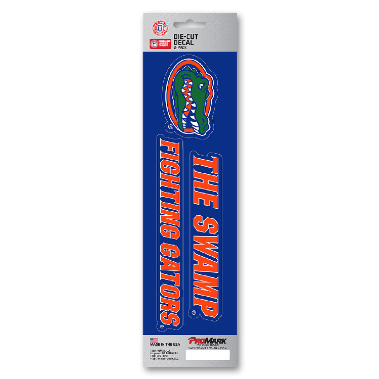 Florida Gators Decal Die Cut Slogan Pack