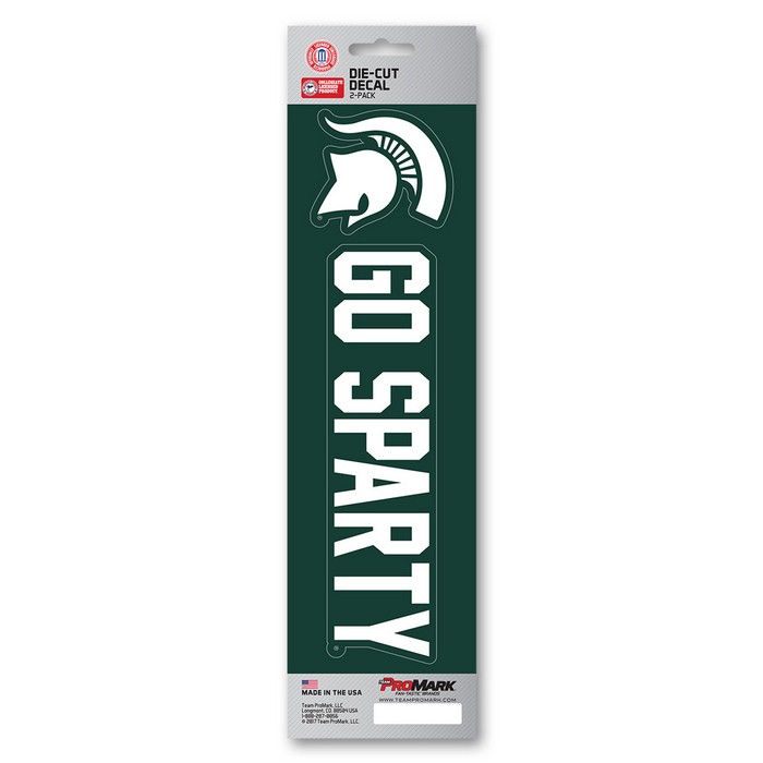 Michigan State Spartans Decal Die Cut Slogan Pack