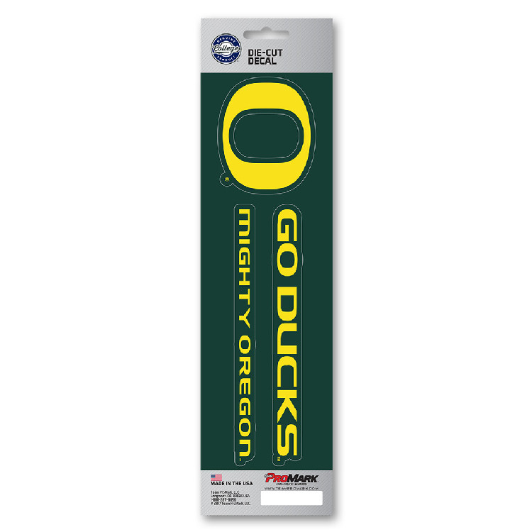 Oregon Ducks Decal Die Cut Slogan Pack