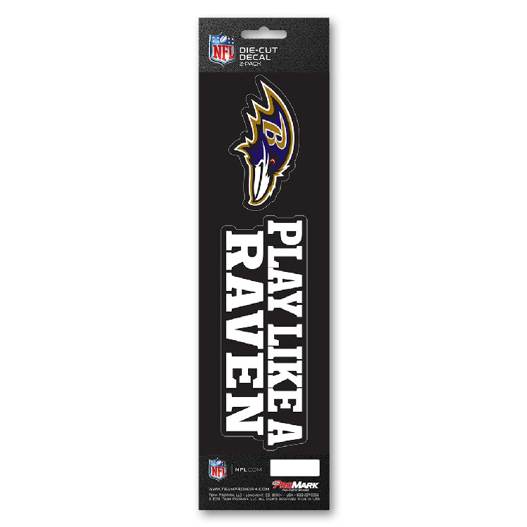 Baltimore Ravens Decal Die Cut Slogan Pack