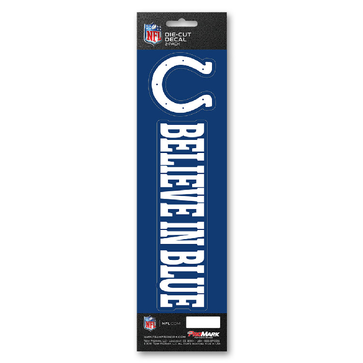 Indianapolis Colts Decal Die Cut Slogan Pack