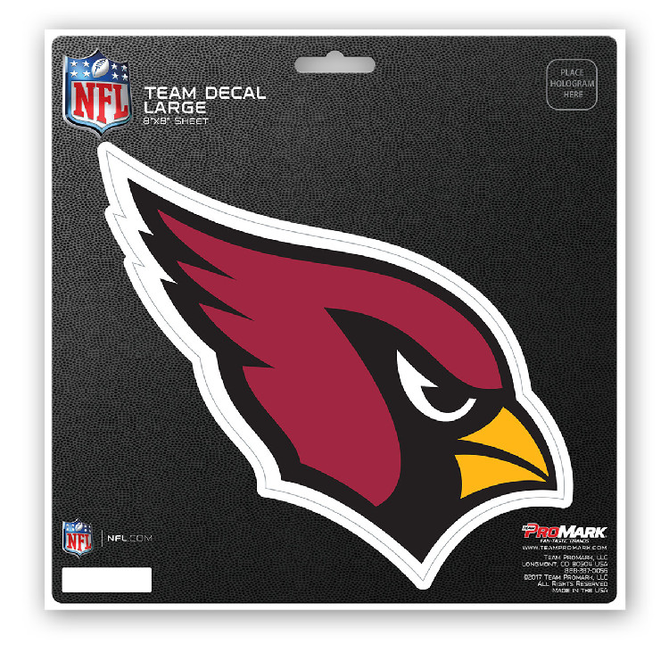 Arizona Cardinals Decal 8x8 Die Cut