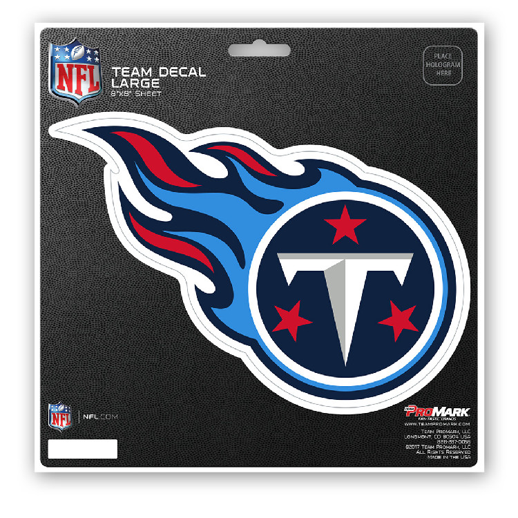 Tennessee Titans Decal 8x8 Die Cut