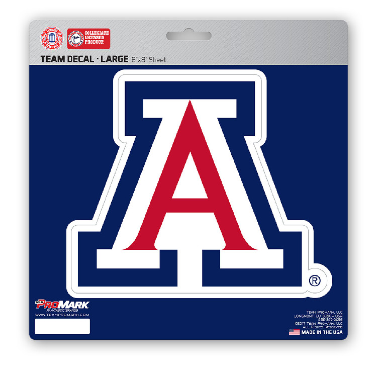 Arizona Wildcats Decal 8x8 Die Cut