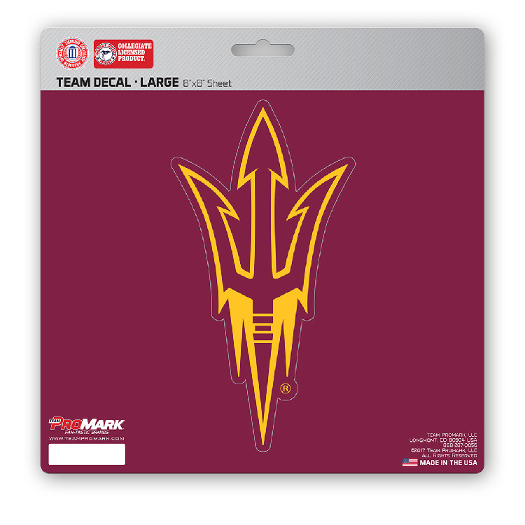 Arizona State Sun Devils Decal 8x8 Die Cut