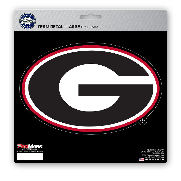 Georgia Bulldogs Decal 8x8 Die Cut