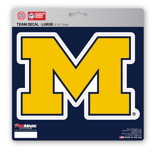 Team Promark Michigan Wolverines Decal 8x8 Die Cut -