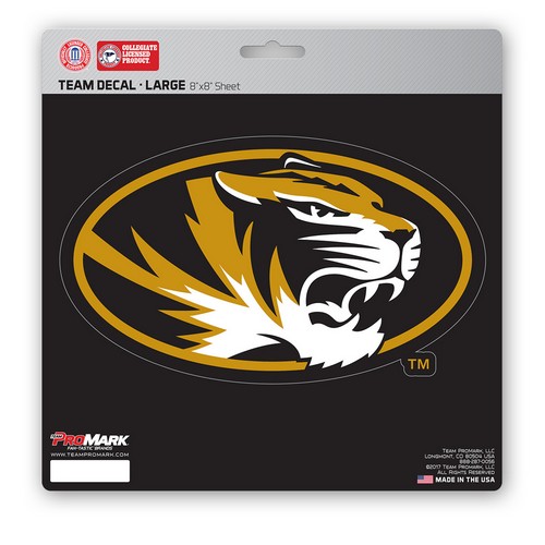 Team Promark Missouri Tigers Decal 8x8 Die Cut -