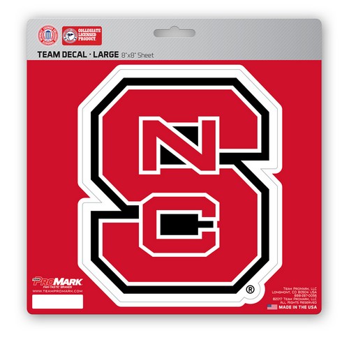 Team Promark North Carolina State Wolfpack Decal 8x8 Die Cut -