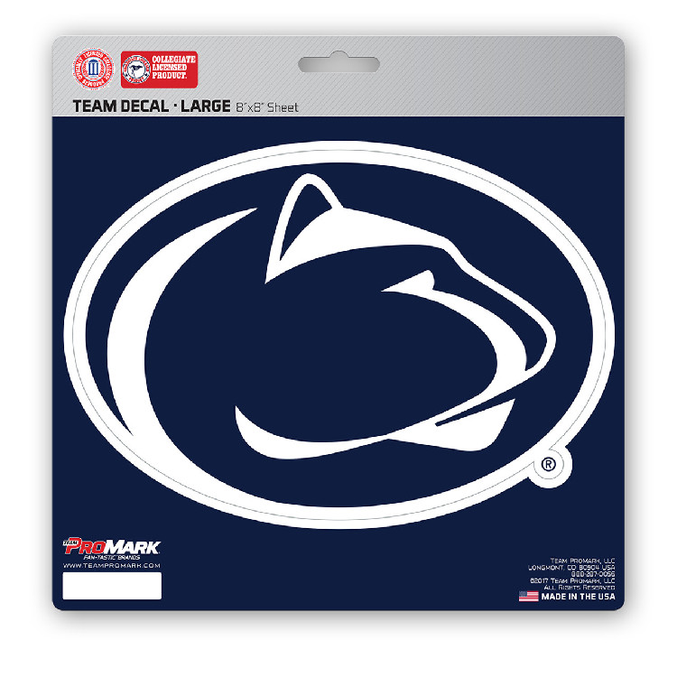 Penn State Nittany Lions Decal 8x8 Die Cut