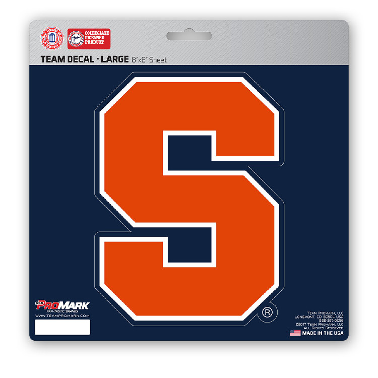 Syracuse Orange Decal 8x8 Die Cut