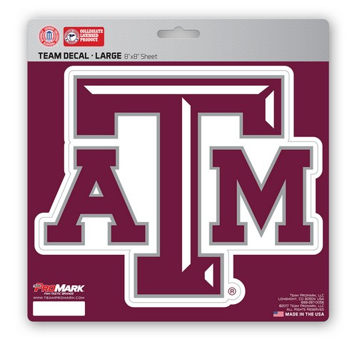 Team Promark Texas A&M Aggies Decal 8x8 Die Cut -