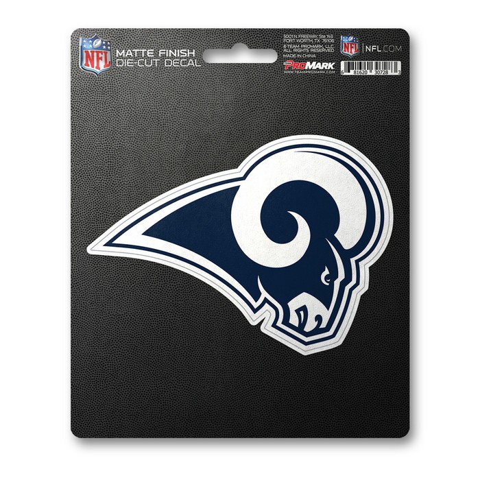 Los Angeles Rams Decal 5x6.25 Die Cut Matte