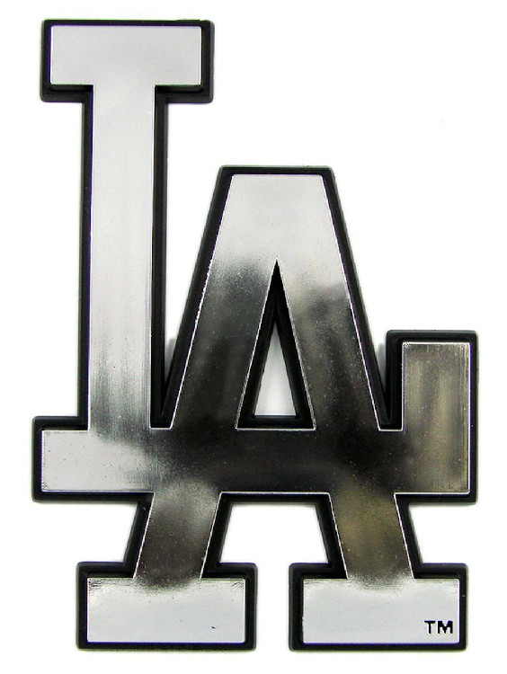 Los Angeles Dodgers Auto Emblem - Silver