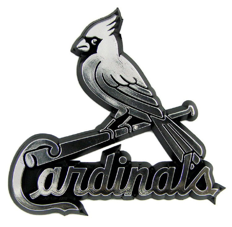 St. Louis Cardinals Auto Emblem - Silver