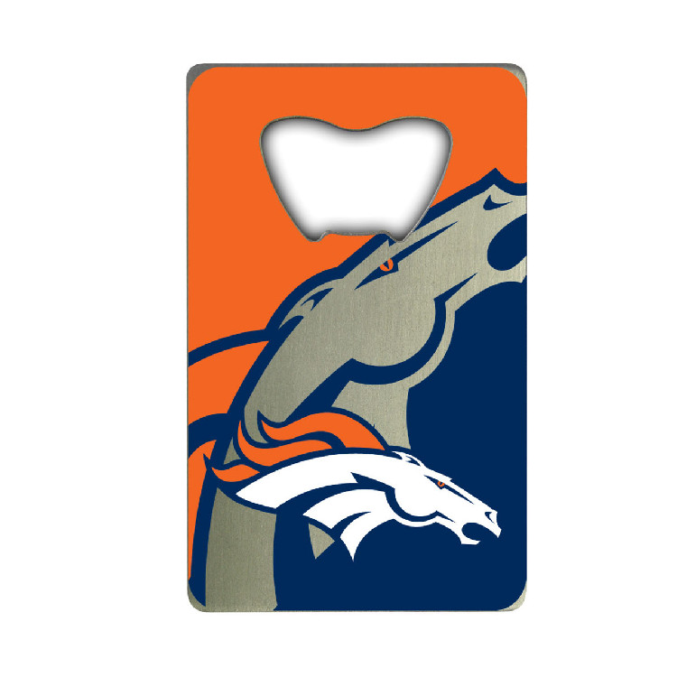 Denver Broncos Bottle Opener Credit Card Style